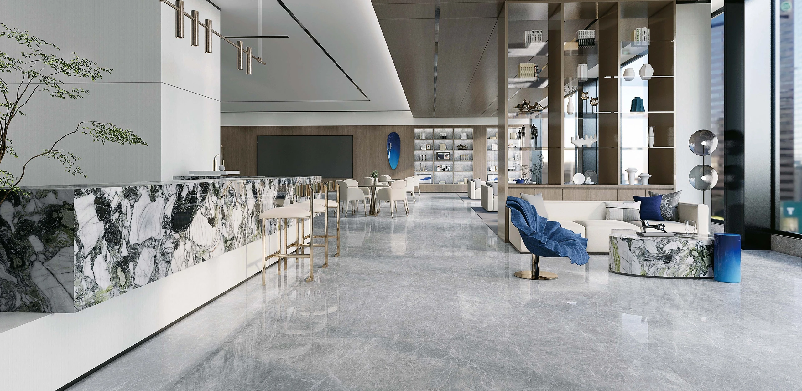 MN227AP261206russian grey porcelain slab